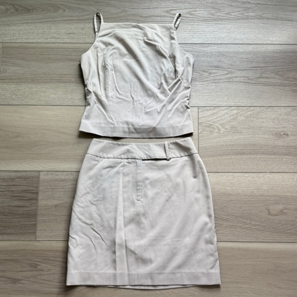 Vintage Cream Skirt Set